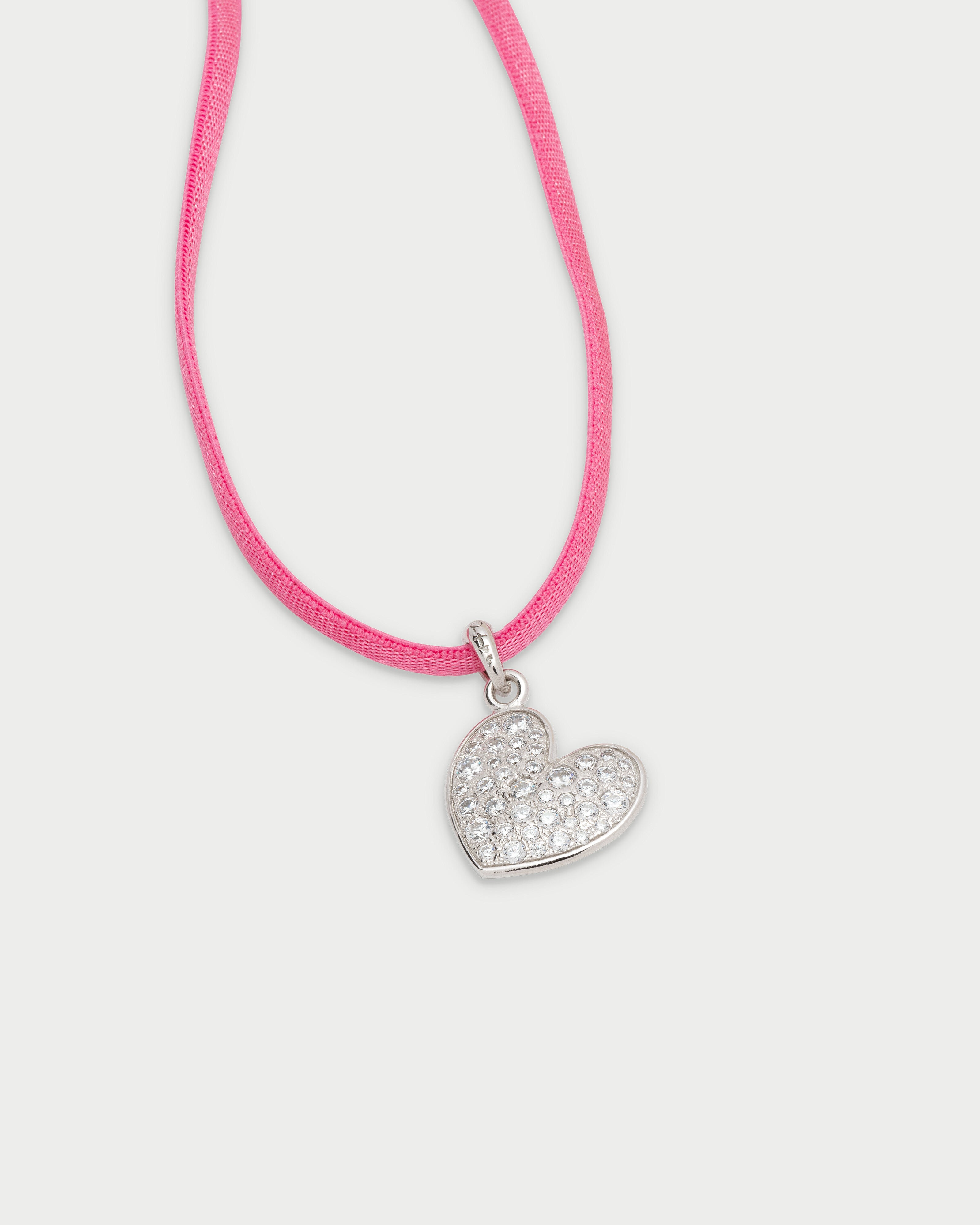 Tuscany Silver Collana Con Ciondolo Cuore Love Stardust In Argento 925 Riciclato - Catena Curb 46 Cm - 4
