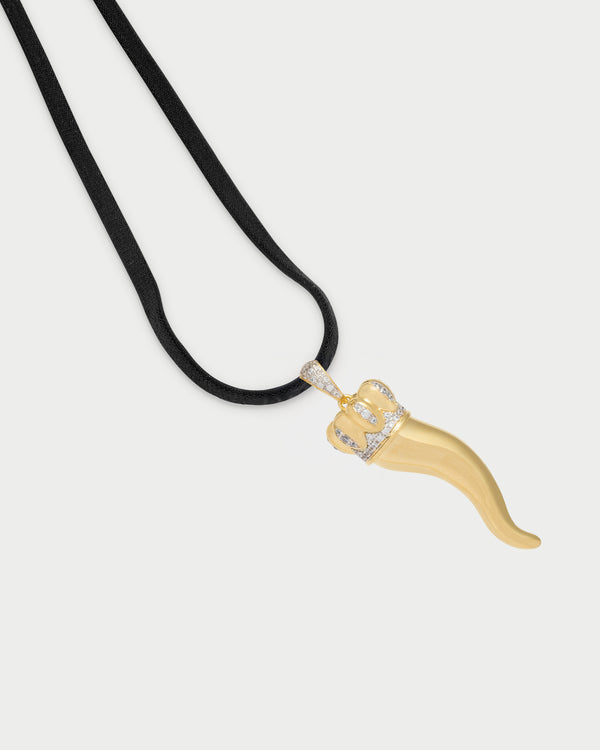 Pendant with choker and CORNICELLO XL - AMULETI