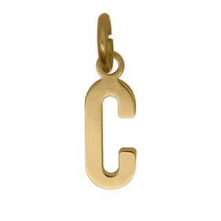 Letter C Pendant – 18KT GOLD