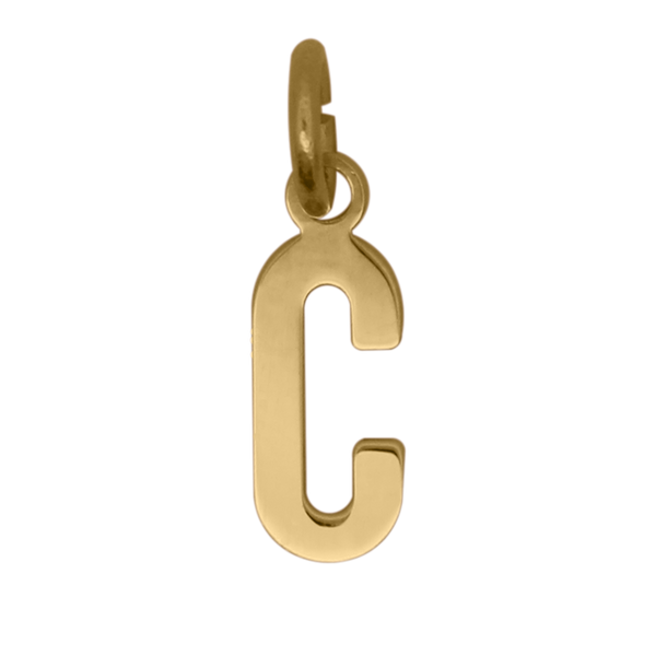 Colgante con la letra C – ORO18KT
