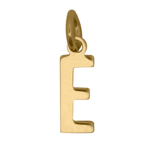 Letter E Pendant – 18KT GOLD