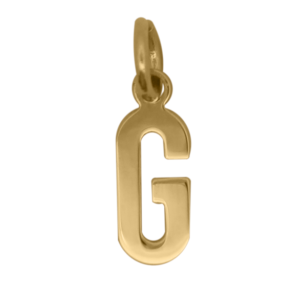 Colgante con la letra G – ORO18KT