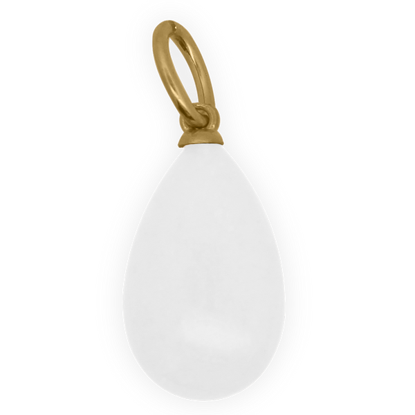 Charm Drop Jade White
