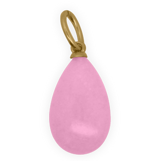 Pink Jade Drop Charm