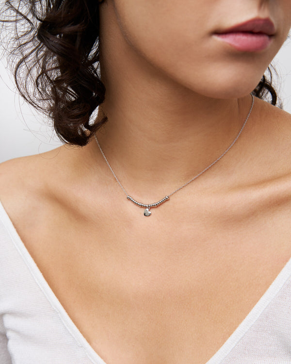 Gargatilla micro anillos -  corazón