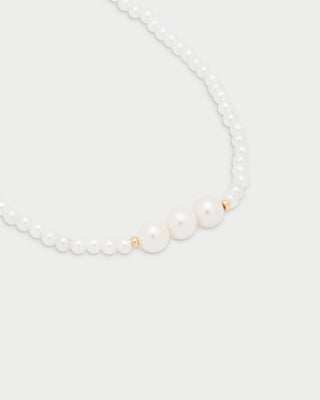 Girocollo elastico choker 3 perle - WHITESIDE