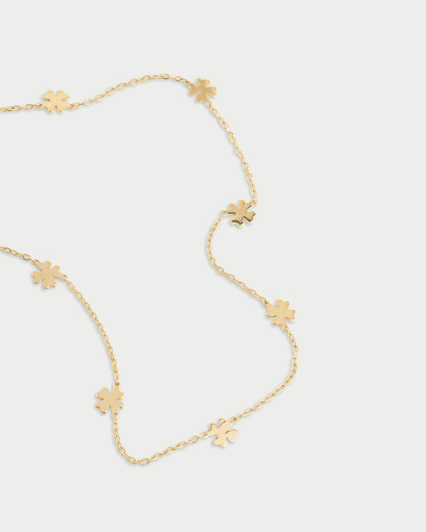 Gargantilla siete treboles