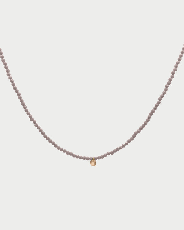 Milky Zirconia Nugget Wire Choker