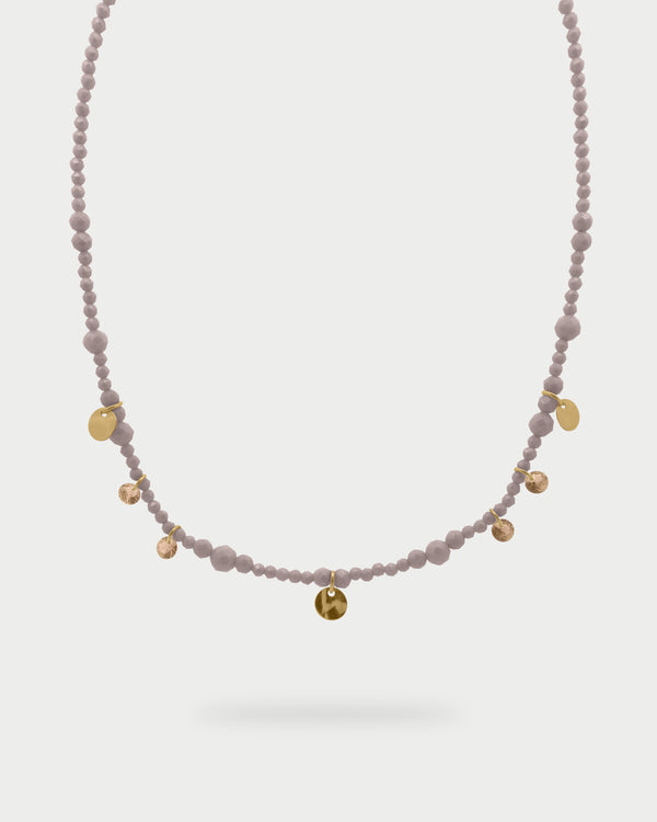 Girocollo Zirconi Milky e medaglie pendenti