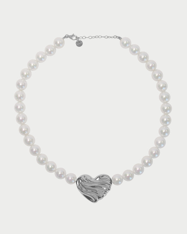 Girocollo Perle Cuore Bold