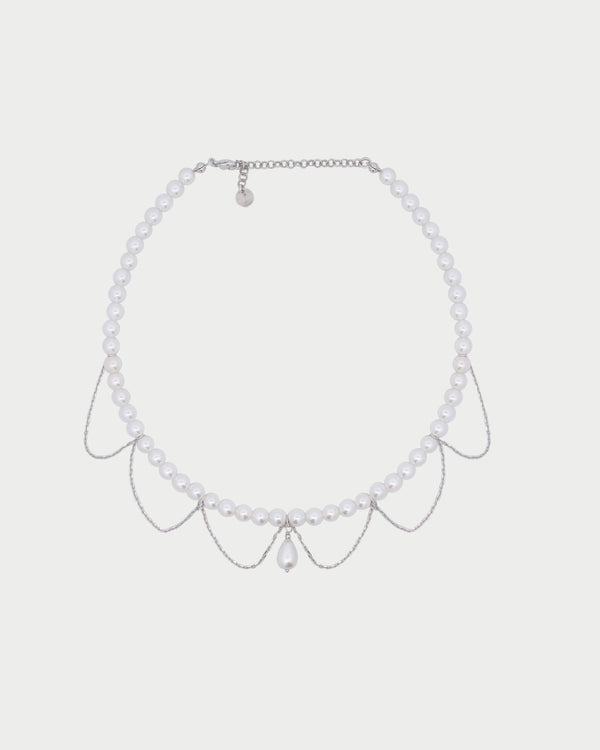 Choker Merletto Pearl Drop