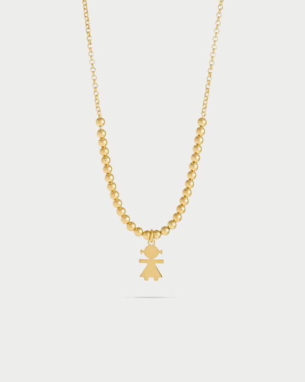 Girocollo Pallini con 1 Soggetto Micro Bimba