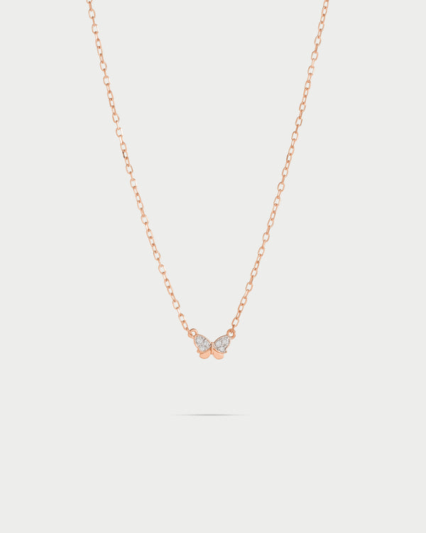 Gargantilla cadena y mariposa - Fly&Shine