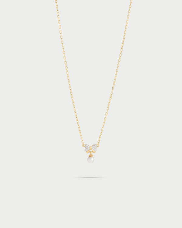 Girocollo catena e fiocco - Bow Ton