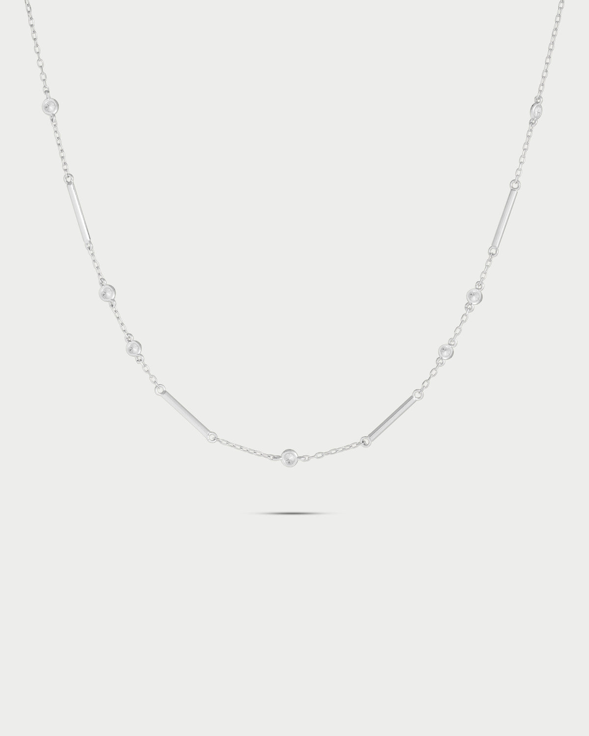 Cuello redondo minimalista LÍNEA y PUNTOS - SHAPES