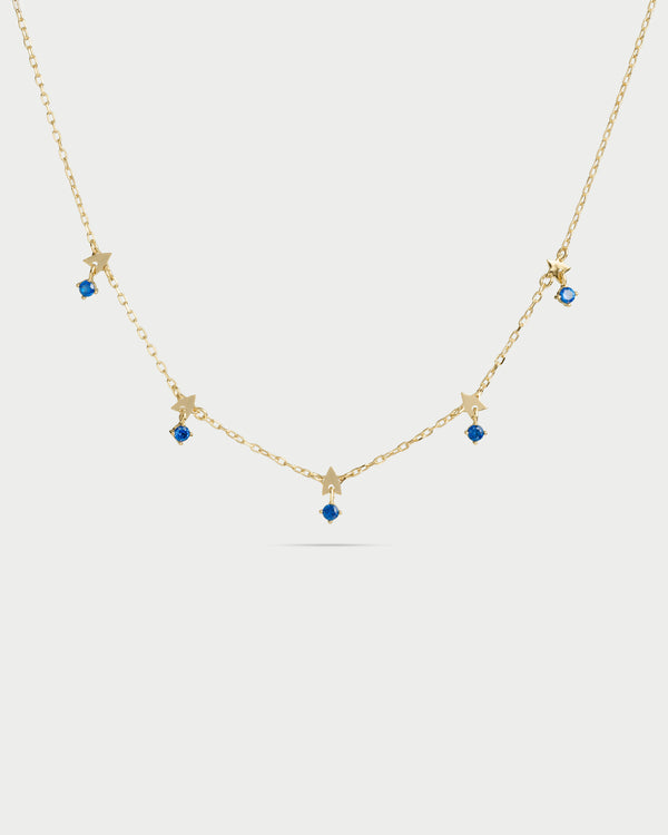 5 stars and bezels choker