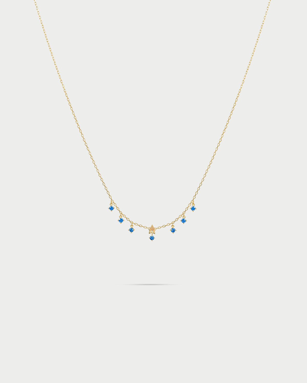 Girocollo mini stella e punti luce pendenti