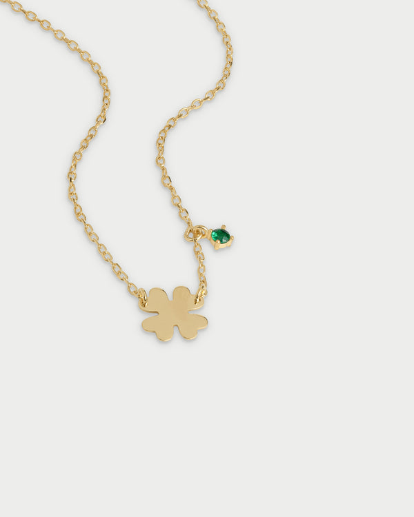 Four-leaf clover and light point choker