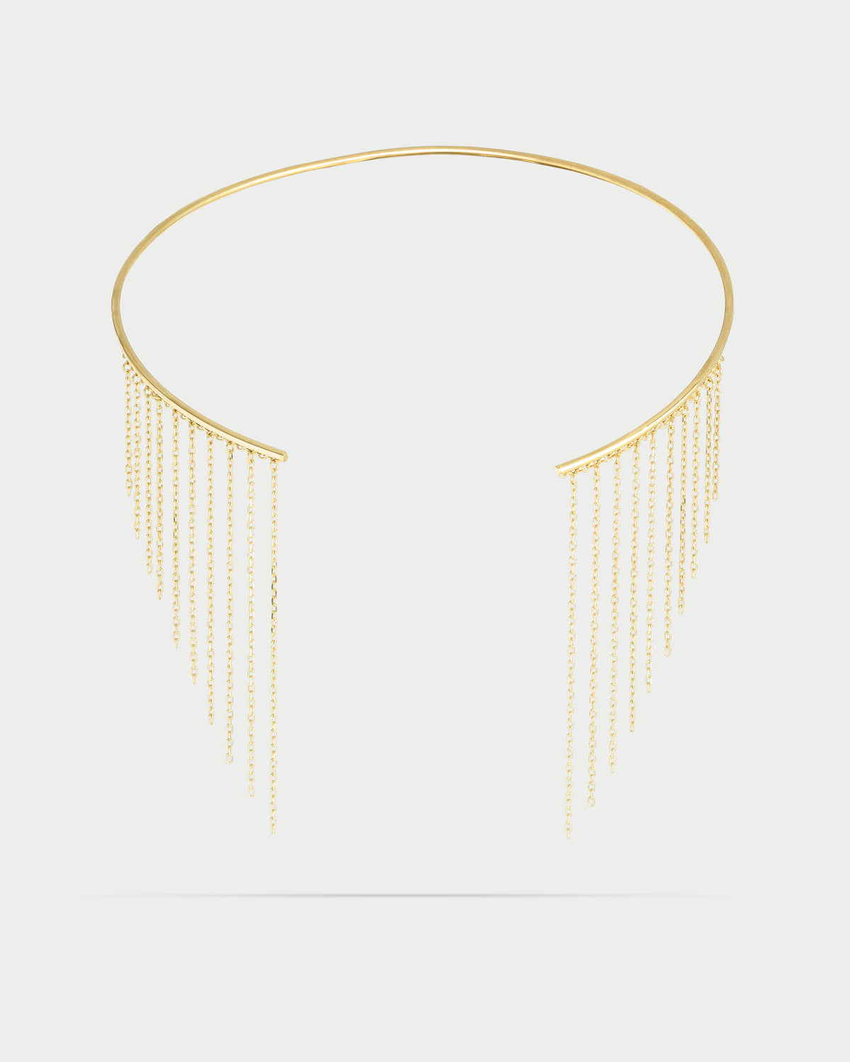 Rigid choker fringes
