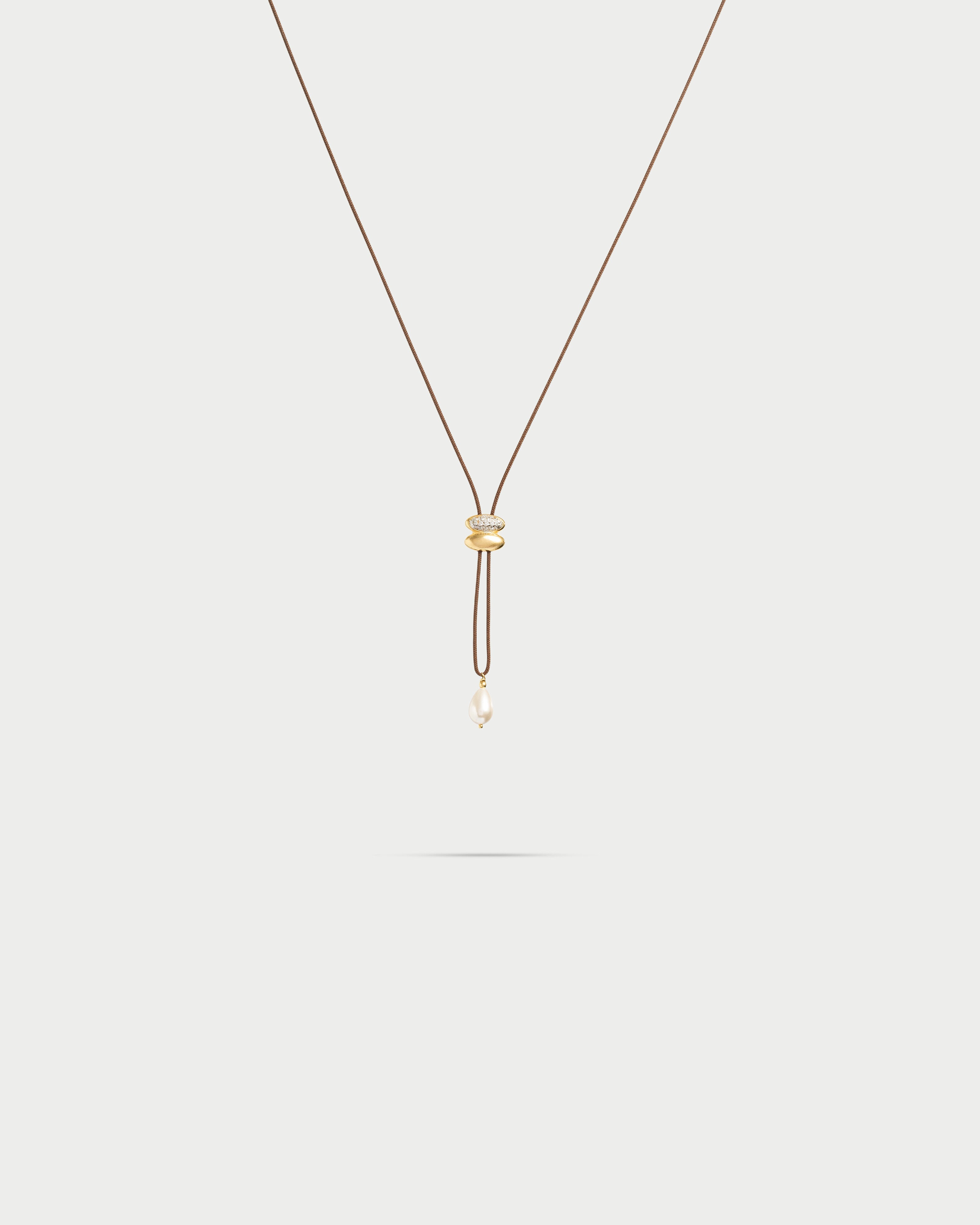 Collana Choker Geometrica Con Cerchi E Foglia Turchese – Tessuto Flocking – Donna