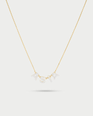 Customizable Necklace with Zircon