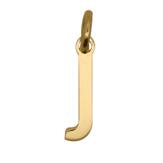 Letter J Pendant – 18KT GOLD