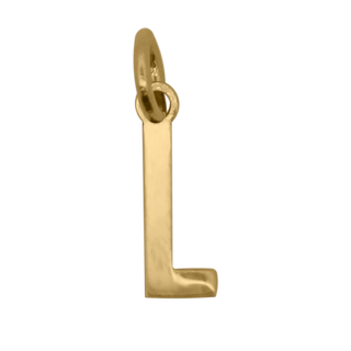 Letter L Pendant – 18KT GOLD