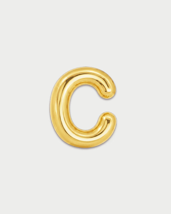 Ciondolo Puffy Lettera C