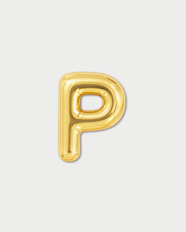 Ciondolo Puffy Lettera P