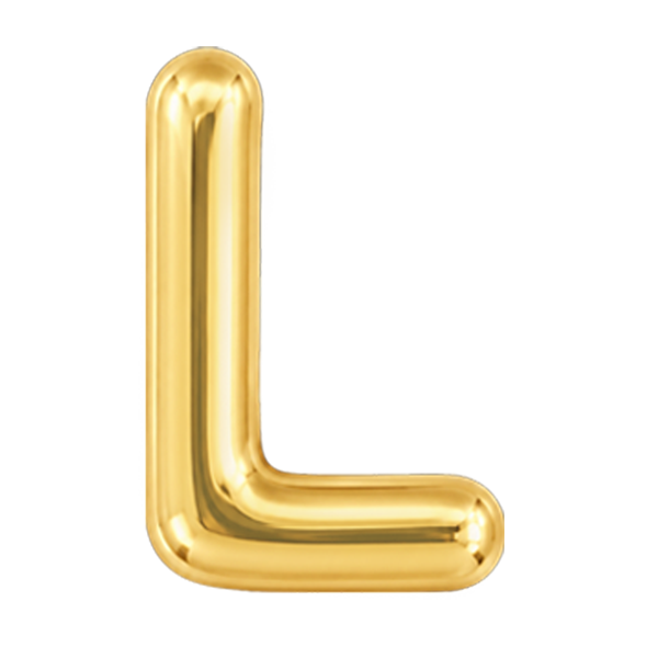 Ciondolo Puffy Lettera L
