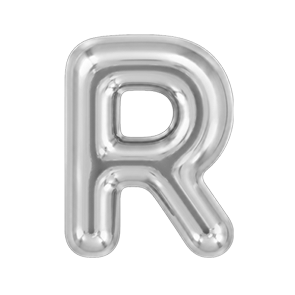Ciondolo Puffy Lettera R
