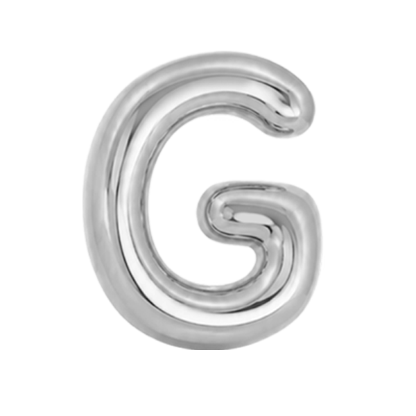 Ciondolo Puffy Lettera G