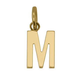 Letter M Pendant – 18KT GOLD