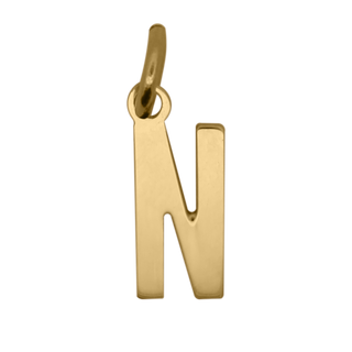 Letter N Pendant – 18KT GOLD