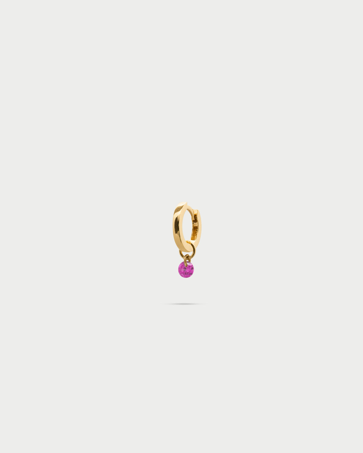 Mono Hoop mini with Nude Zircon