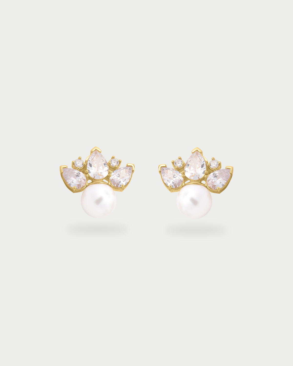 Lotus Pearl Earring