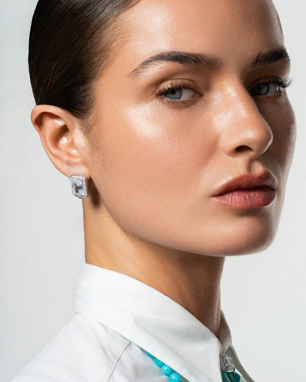 Orecchini Lobo Grandi Stone