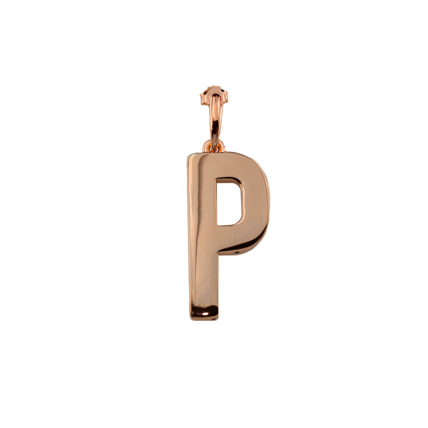 Orecchini Lettera Elettroformata - GO BIG