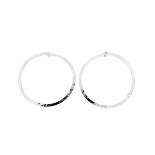 Large Geometric Goldenfall Circle Shape Earrings