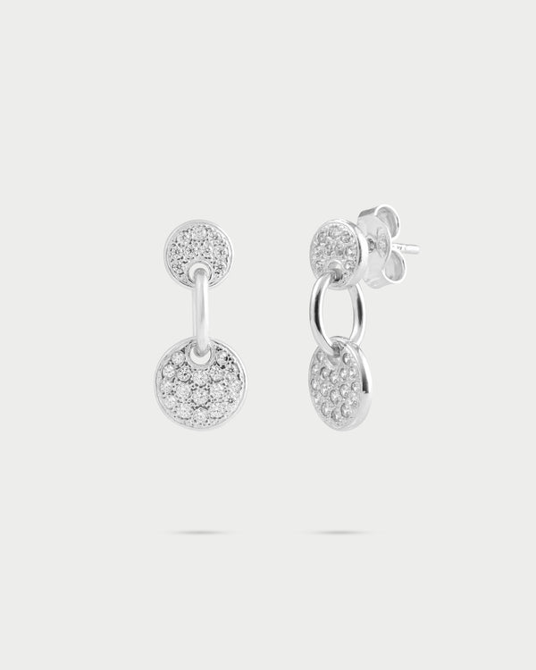 Earrings double circle - SHAPES