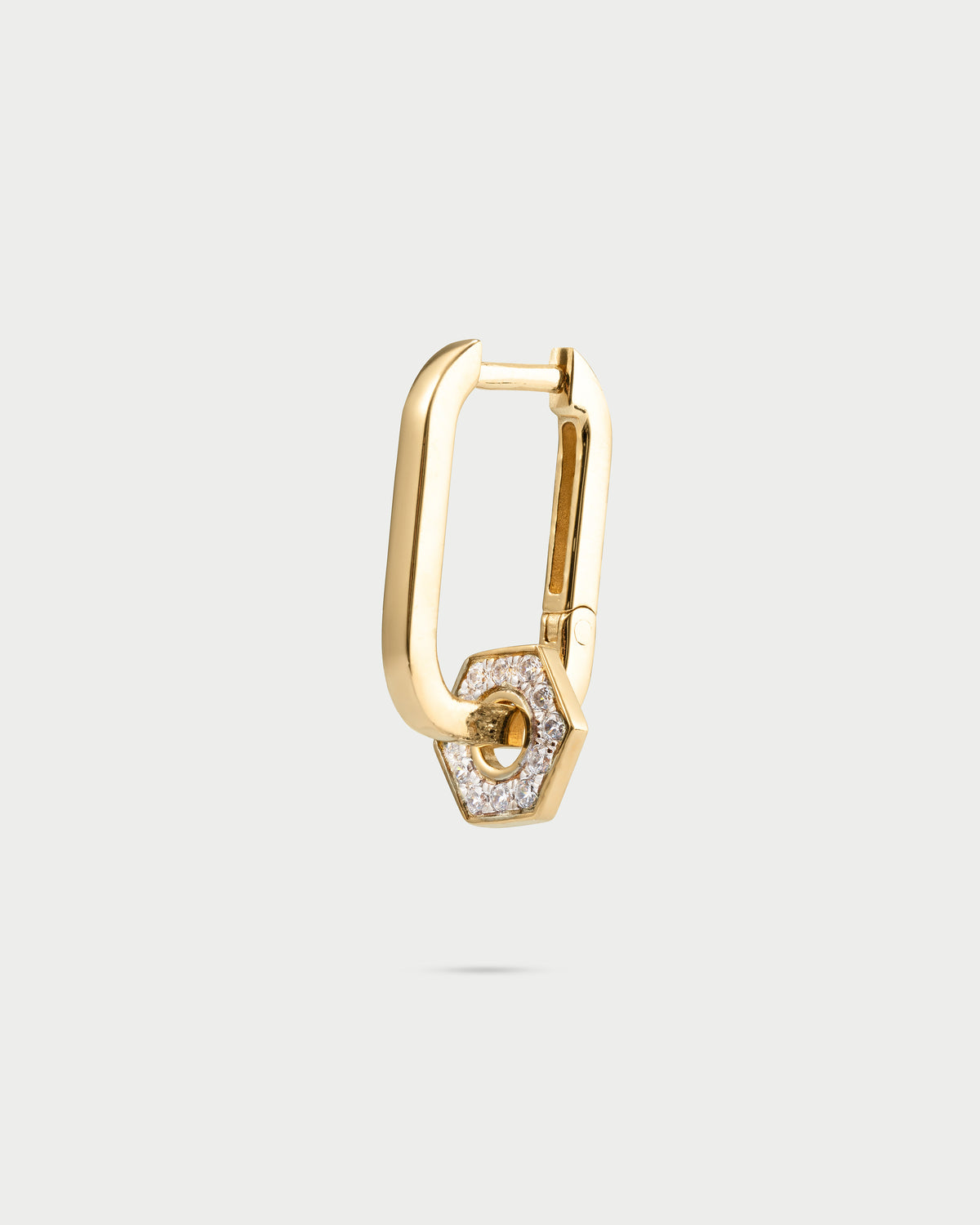 Pendiente individual rectangular y mini rueda - SHAPES
