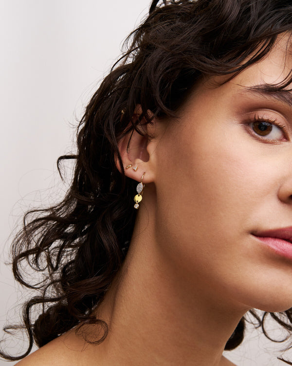 Earrings double circle - SHAPES