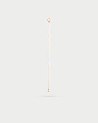 Long line drop single earring