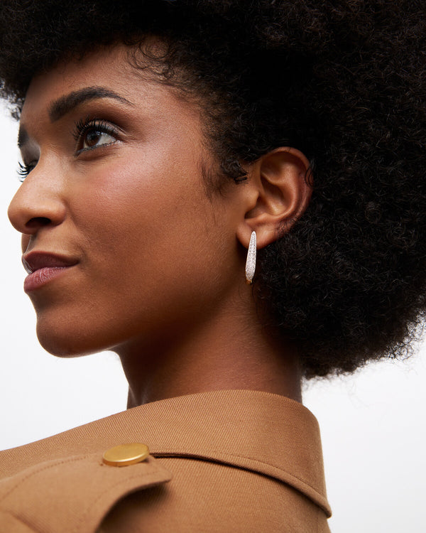 Pendientes lady tall pavé