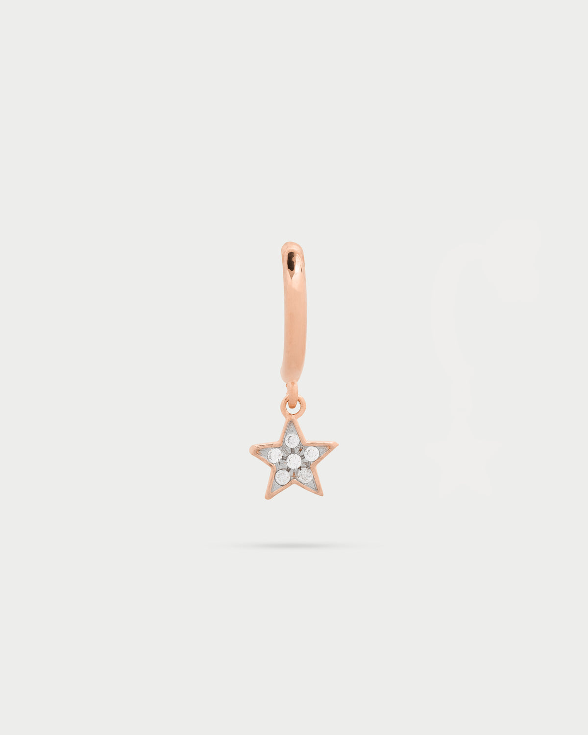 Pendiente individual mini circulo Estrella