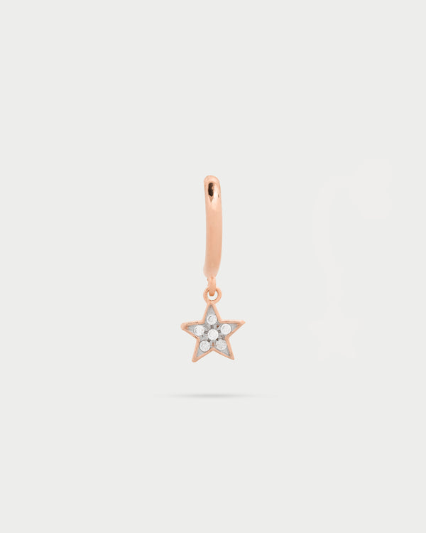 Pendiente individual mini circulo Estrella