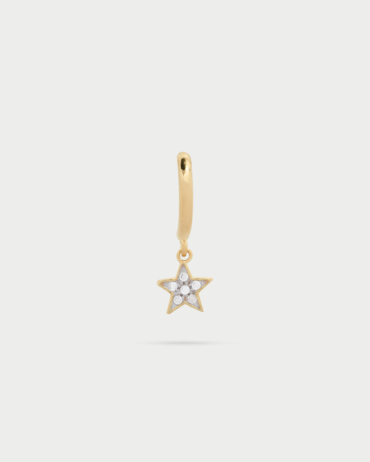 Pendiente individual mini circulo Estrella