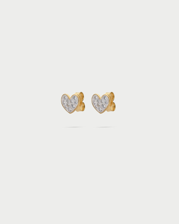 Aretes con Micro Zircones Corazón
