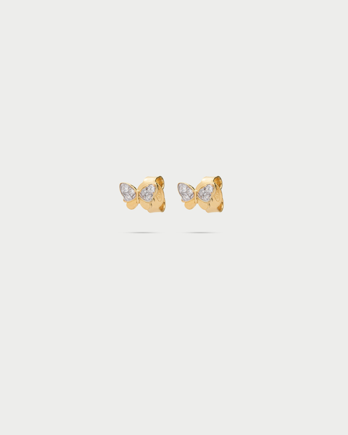 Orecchini lobo micro zirconi farfalla - Fly&Shine
