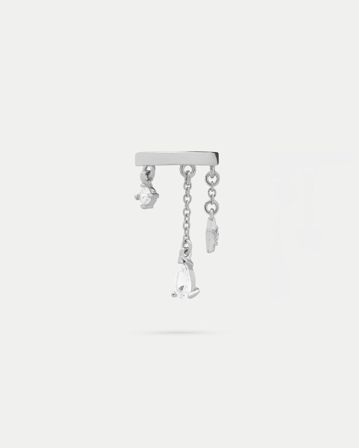 Helix piercing drop star bezel